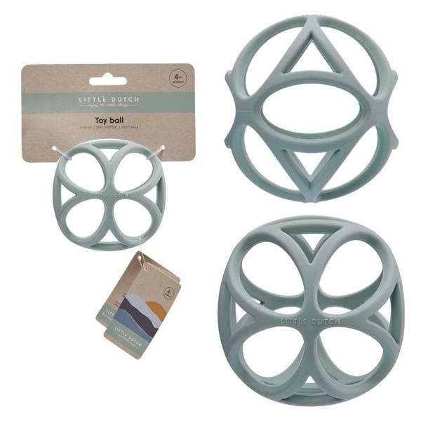 PELOTA SENSORIAL SILICONA AZUL