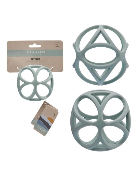 PELOTA SENSORIAL SILICONA AZUL