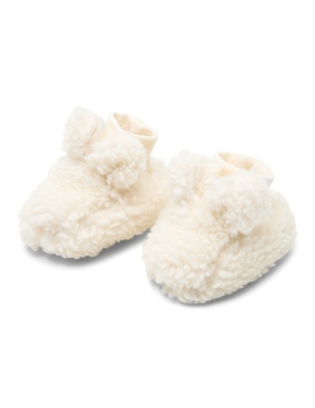 TEDDY  BOOTIES OFF WHITE