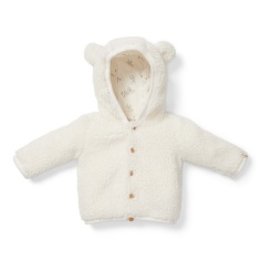 TEDDY JACKET WHITE BABY