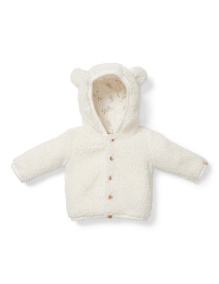 TEDDY JACKET WHITE BABY
