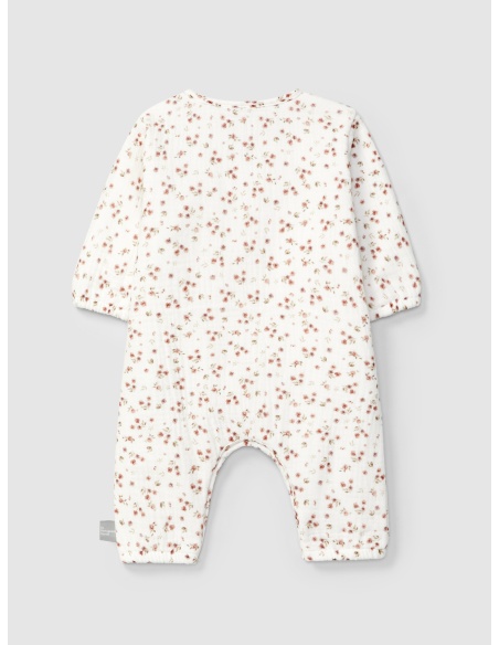 RANITA DE MUSELINA FLORES ROSA SNUG