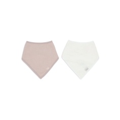 BABERO BANDANA PACK 2 ROSA/BLANCO 2