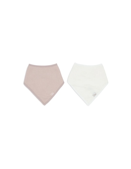 BABERO BANDANA PACK 2 ROSA/BLANCO
