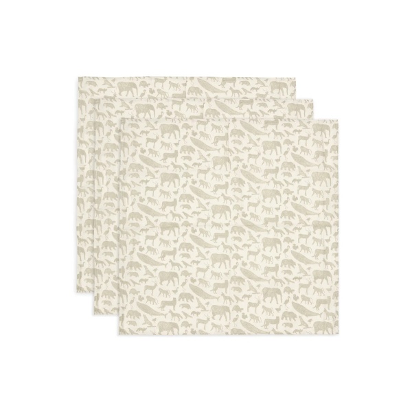 GASA DE MUSELINA 70X70 CM ANIMALES JOILLEN