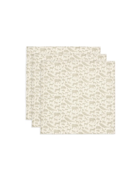 GASA DE MUSELINA 70X70 CM ANIMALES JOILLEN