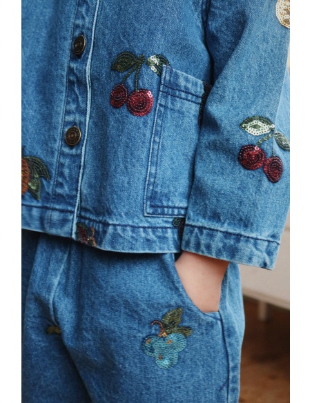 MAGOT SEQUIN DENIM SHIRT KONGES SLOJD