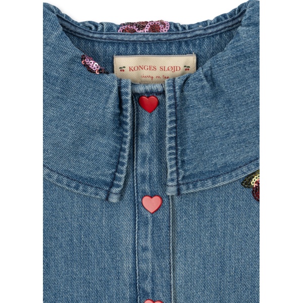 MAGOT SEQUIN DENIM SHIRT KONGES SLOJD