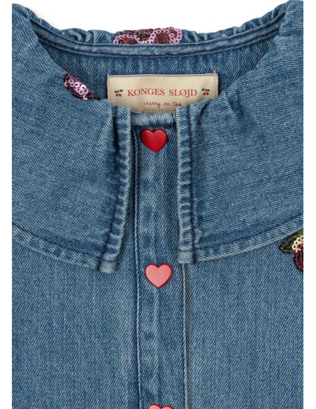 MAGOT SEQUIN DENIM SHIRT KONGES SLOJD