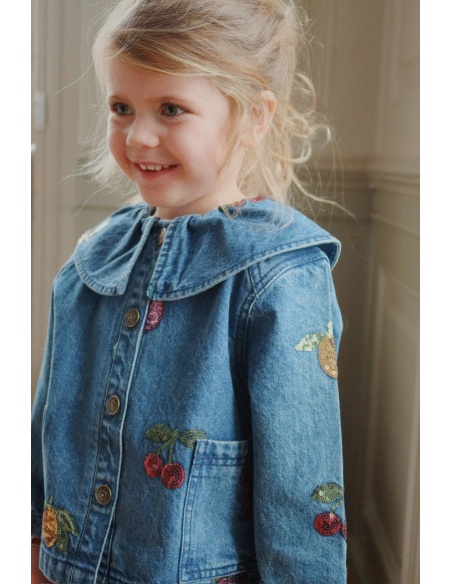 MAGOT SEQUIN DENIM SHIRT KONGES SLOJD
