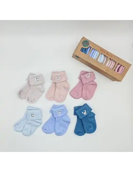 CALCETINES BÁSICOS BEBÉ (0-6 MESES) MONNUAGE