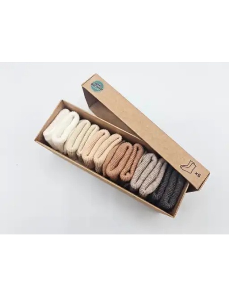 CALCETINES BÁSICOS BEBÉ (0-6 MESES)  MONNUAGE TIERRA