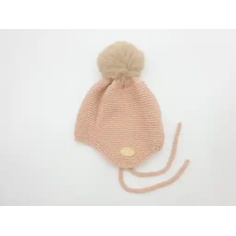 GORRO PUNTO BOBO GRUESO ROSA 2