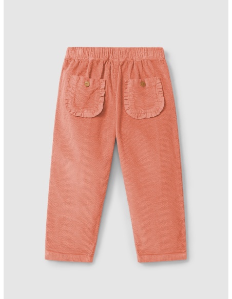 PANTALON BOLSILLOS CORAL LARANJINHA