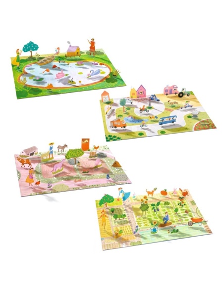 PEGATINAS REPOSICIONABLES DE GRANJA