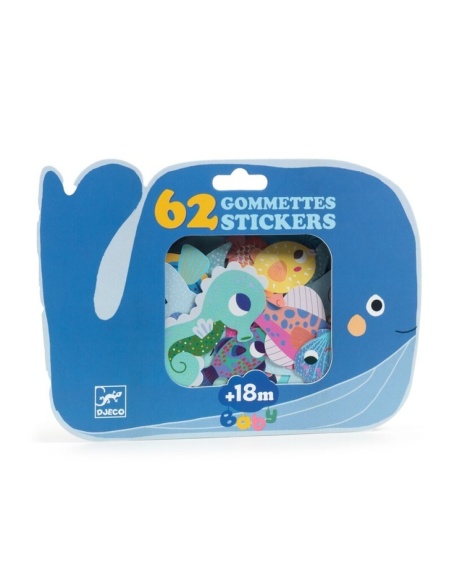 PEGATINAS ANIMALES DEL MAR