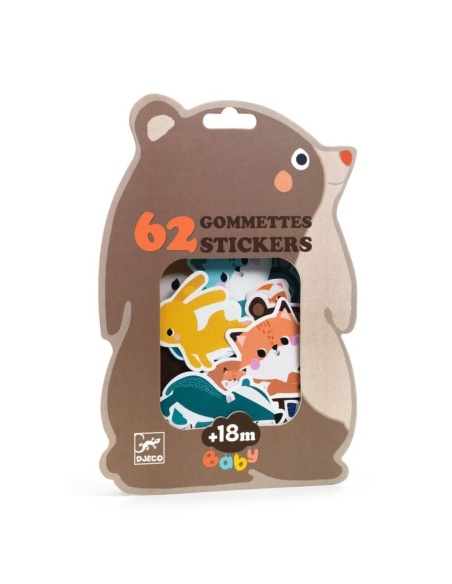 PEGATINAS ANIMALES DEL BOSQUE