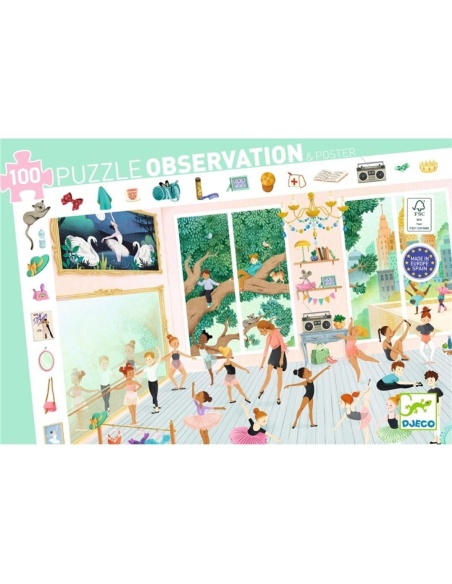 PUZZLE OBSERVACIÓN LA ESCUELA DE BAILE