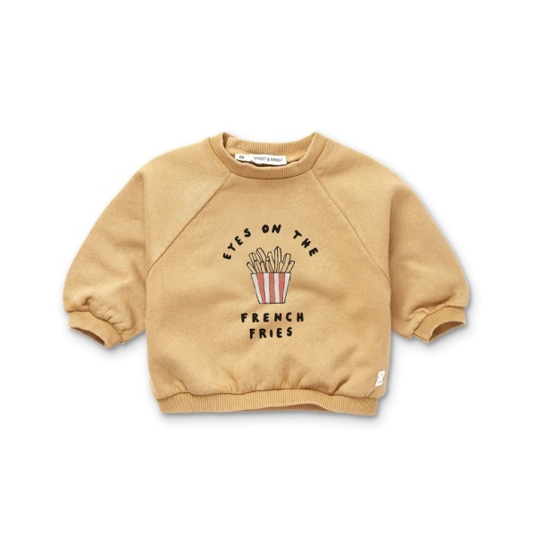 SWEATSHIRT FRENCH FRIES SPROET AND SPROUT