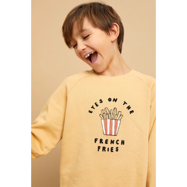 SWEATSHIRT FRENCH FRIES SPROET AND SPROUT