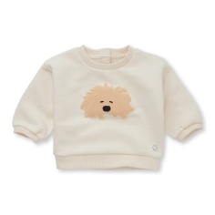 BABY SWEATSHIRT MOUSTCAHE DOG SPROET AND SPROUT