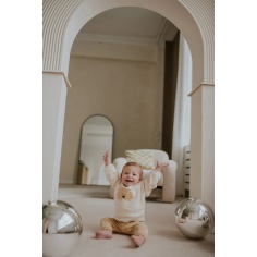 BABY SWEATSHIRT MOUSTCAHE DOG SPROET AND SPROUT 2