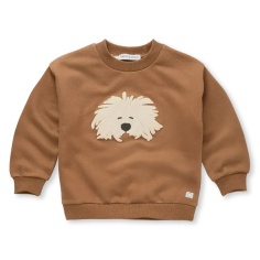 SWEATSHIRT MOUSTACHE DOG SPROET AND SPROUT