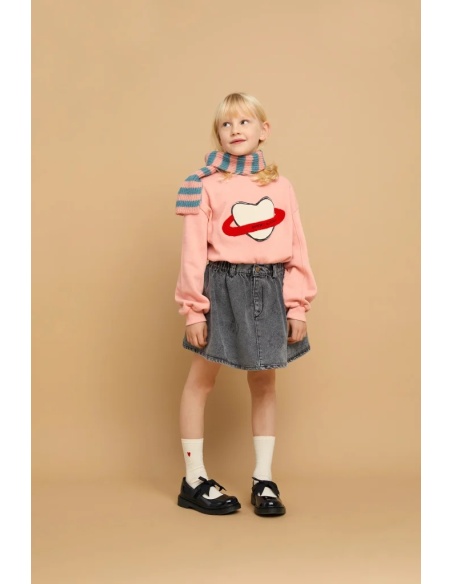 DENIM SKIRT PRINT SPROET AND SPROUT