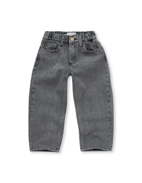 DENIM PANTS WASHED BLACK SPROET AND SPROUT
