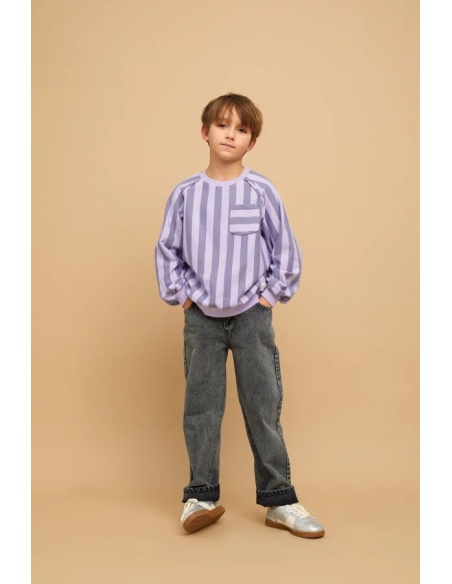 DENIM PANTS WASHED BLACK SPROET AND SPROUT