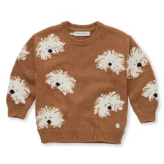 SWEATER INTARSIA DOGS SPROET AND SPROUT