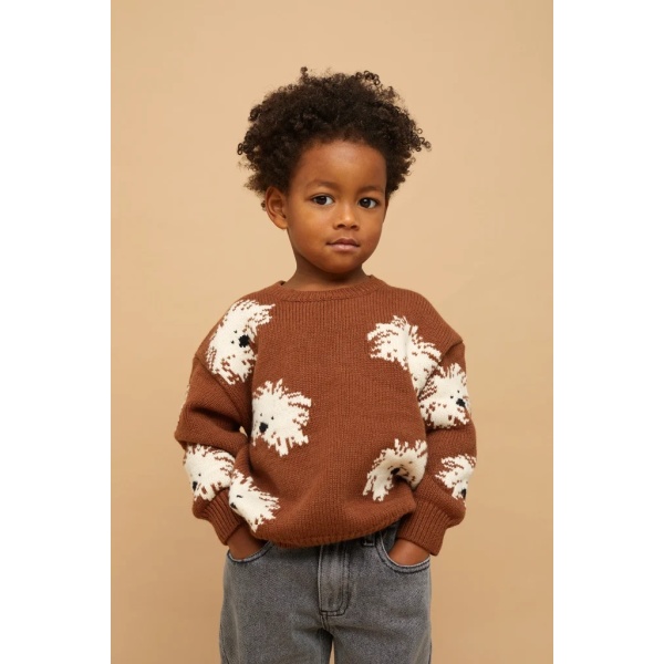 SWEATER INTARSIA DOGS SPROET AND SPROUT