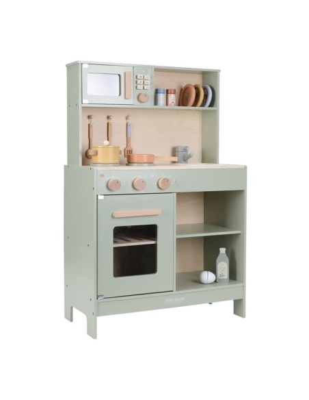 COCINA MENTA DE MADERA LITTLE DUTCH