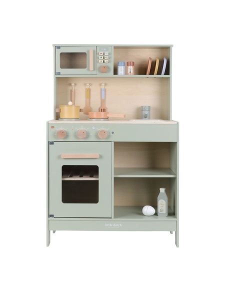 COCINA MENTA DE MADERA LITTLE DUTCH
