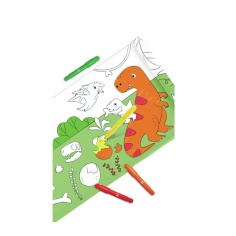 ROLLO DE PAPEL PARA GARABATOS DINOSAURIOS 2