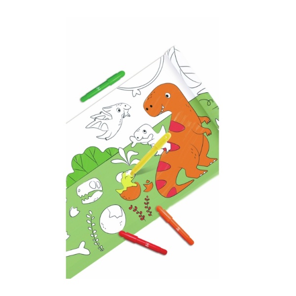 ROLLO DE PAPEL PARA GARABATOS DINOSAURIOS