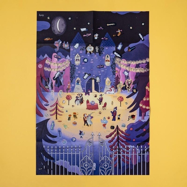 ENCHANTED POSTER AND STICKERS