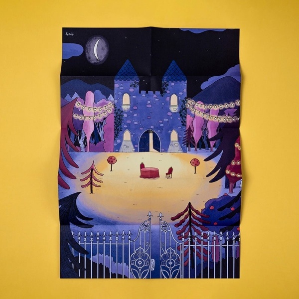 ENCHANTED POSTER AND STICKERS