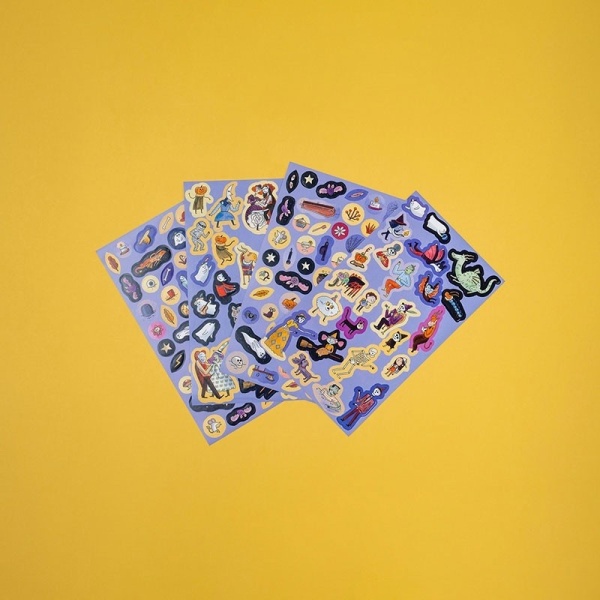 ENCHANTED POSTER AND STICKERS