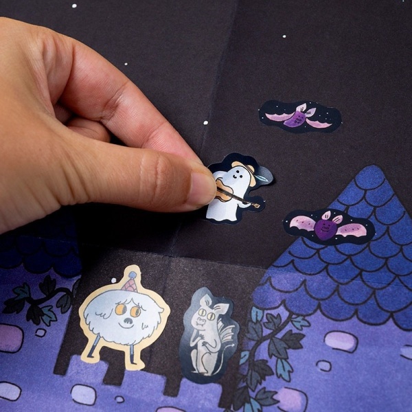 ENCHANTED POSTER AND STICKERS