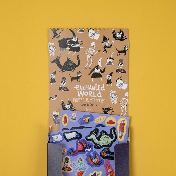 ENCHANTED POSTER AND STICKERS