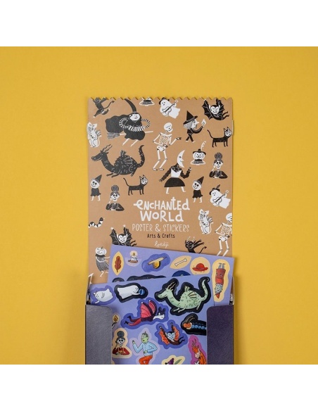 ENCHANTED POSTER AND STICKERS