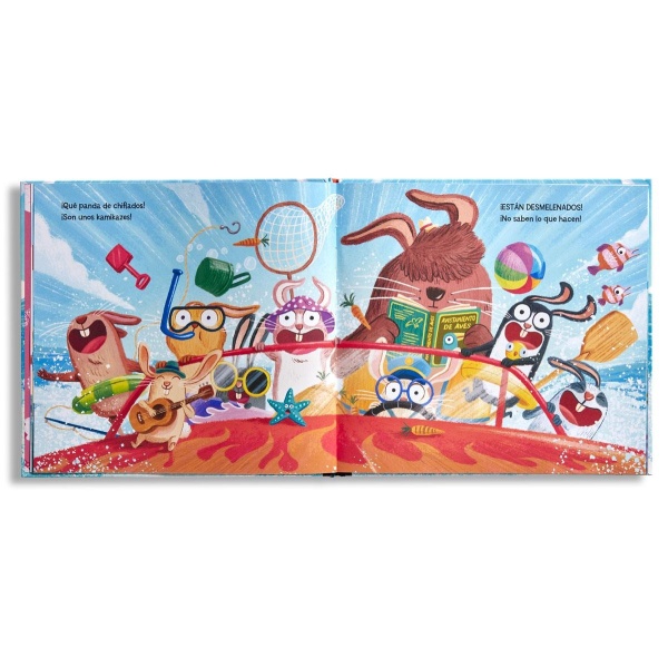 LOS CONEJOS LOCOS VAN EN LANCHA