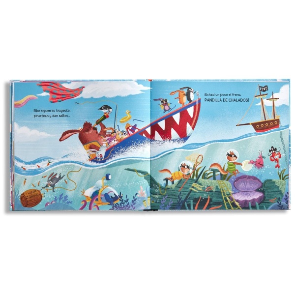 LOS CONEJOS LOCOS VAN EN LANCHA