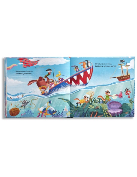 LOS CONEJOS LOCOS VAN EN LANCHA