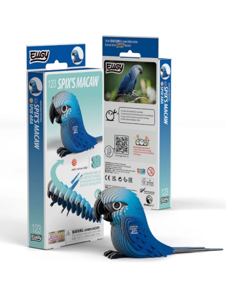 PUZZLE 3D EUGY GUACAMAYO AZUL