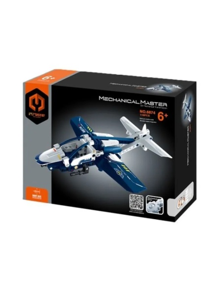 IM.MASTER VEHICULOS 2 EN 1: AVIÓN + ROBOT CONVERTIBLE