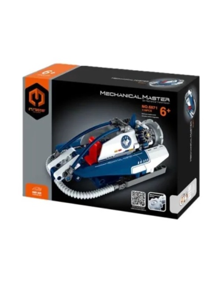 IM.MASTER VEHICULOS 2 EN 1: HIDRODESLIZADOR + ROBOT CONVERTIBLE