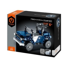 IM.MASTER VEHICULOS 2 EN 1: JEEP DE POLICÍA + ROBOT CONVERTIBLE