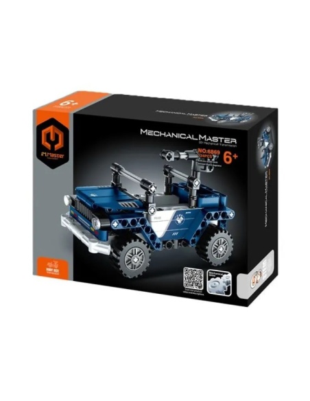 IM.MASTER VEHICULOS 2 EN 1: JEEP DE POLICÍA + ROBOT CONVERTIBLE